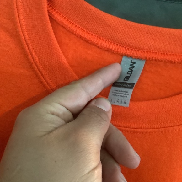 tricks and treats California’s great america Orange Crewneck Sweatshirt Size L - Picture 4 of 5